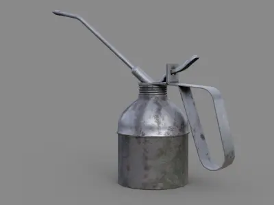 Oil Can 2B Low-poly 3D model