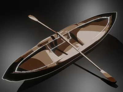 Canoe Free 3D model