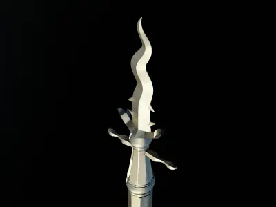 Historical Accuracy 3d Model of War Spear 3D print model