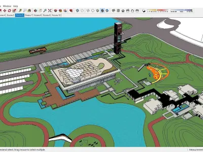 Sketchup Landscape Park 147 3D model