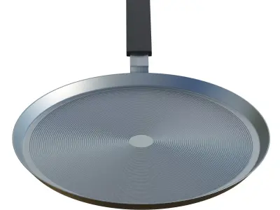 Pancake Pan Low-poly 3D model