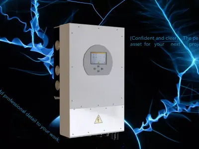  Sunsynk hybrid inverter 3D model