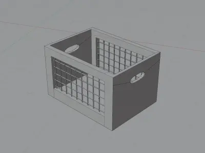  Set of 14 wooden boxes low poly game ready Free low-poly 3D model