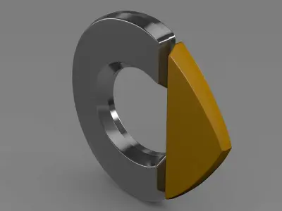 smart logo 3D model by Sergey