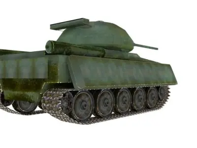 Ep-777A2 tank Low-poly 3D model