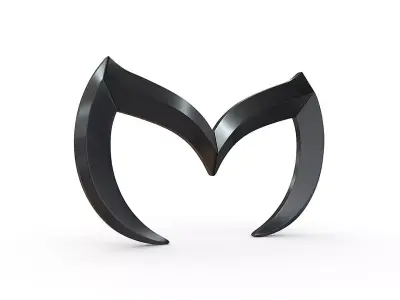 mazda devil logo 3D model