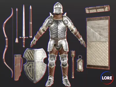 Medieval Collection Noble Adventure 3D Model Pack