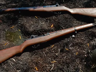 M1 garand ww2  3D model