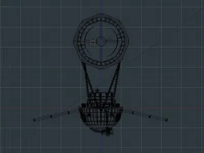 stive ship Low-poly 3D model