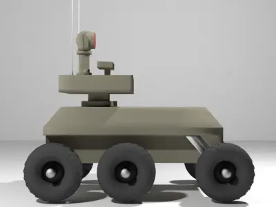 Drone - UGV MULE 3D model