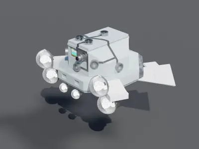 Drone Low-poly 3D model by josef-pictures