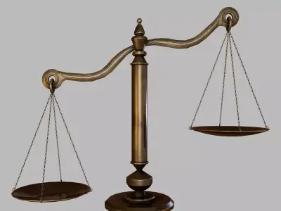 Scales Low-poly 3D model