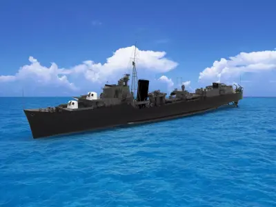 HMS Javelin 3D model