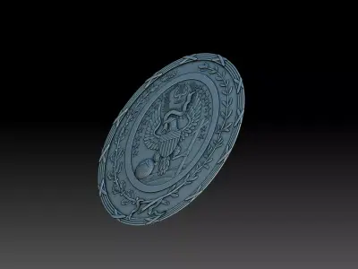 Georgetown Seal 3D print model