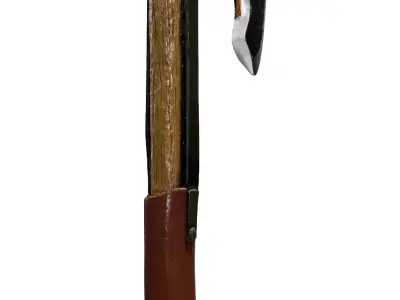 Antique Viking ax 3D model