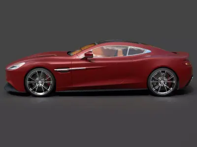 Aston Martin AM 310 Vanquish  - High-Poly 3D Model 3D model