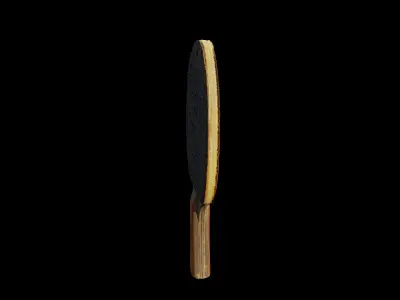 Anydrafts Ping pong paddle 01 Low-poly 3D model