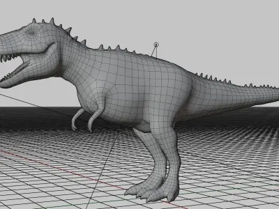Dinosaur Trex Low-poly 3D model purchase