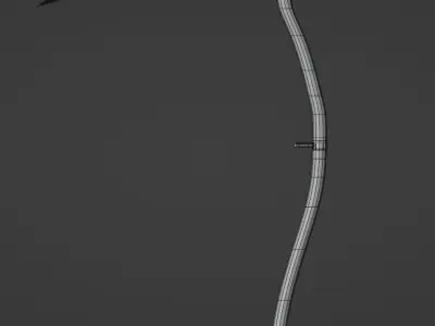 The Scythe Free low-poly 3D model