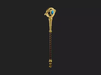 Wizard Staff 3D Model 3D print model