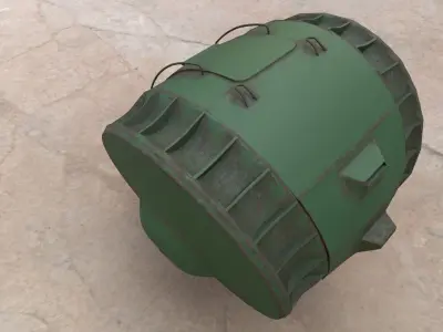 Wehrmacht tank Low-poly 3D model