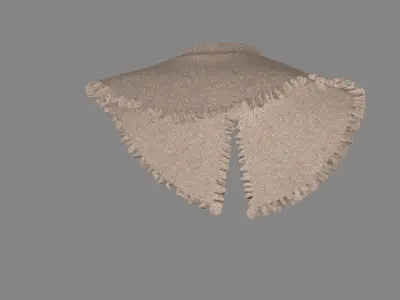Dress collars scarves and necklaces decorated 3d models 3D model shop