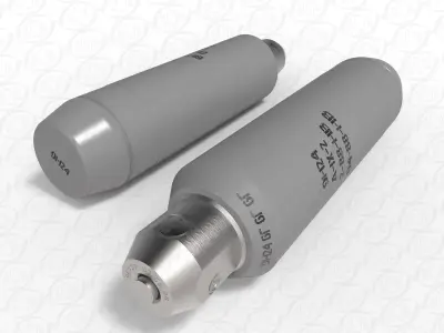 9N24 fragmentation submunition 3D printable moulage 3D model