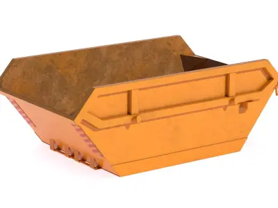Skip Hire 8 Yard 3D model