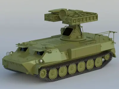 9K35 Strela-10 SA-13 Gopher 3D model