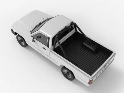 Toyota Hilux 1983-1988 Pickup  3D model
