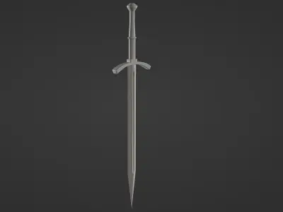 Medieval weapon collection Low poly Low-poly 3D model