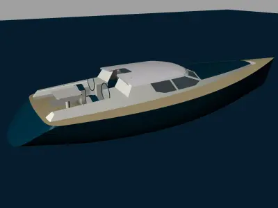 Sailing Yacht  3D model