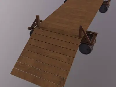 Little Harbor - Game Ready - Low Poly PBR 3D Model  Low-poly 3D model