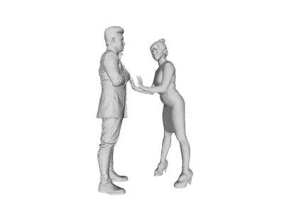 Printle MoDualls Mates P H001-F002 3D print model