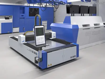  Senfeng SF3015S Sheet Metal Laser Cutting Machine 
