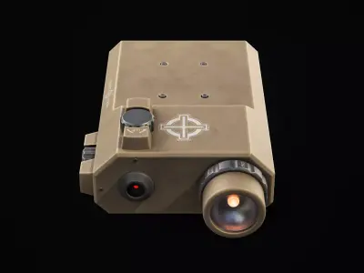 Sight Mark Laser Light Low-poly 3D model