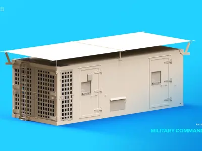 Military Command Unit X1 3D model