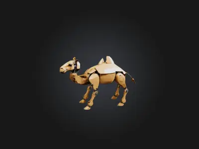 RoboCamel Model Low-poly 3D model