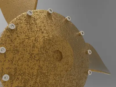 Propeller - Radiating Blades 3D model