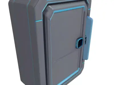 SciFi Futuristic Tech Door 3D model