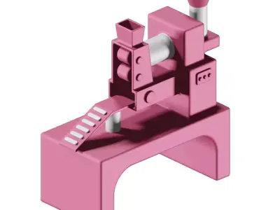 Food Processing Machinery Toy 3D model