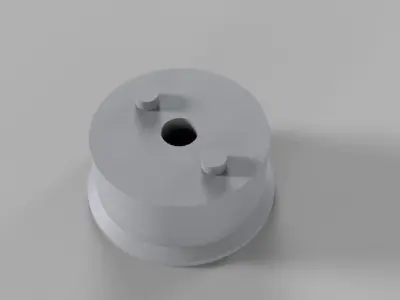 Lumar Toy Powerhouse Crane Wheel 3D print model