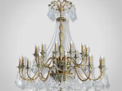 Chandelier Big 1 3D model