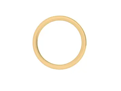 Wedding Band 3D print model 6