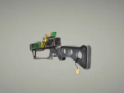 Stylized Toy Gun Free 3D model