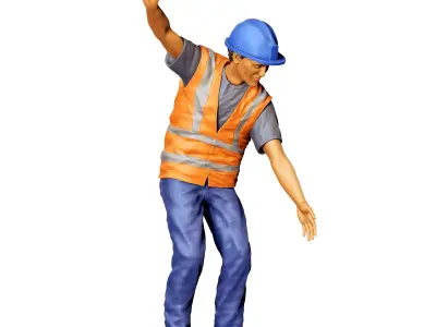 N5 Railway track worker 3D print model