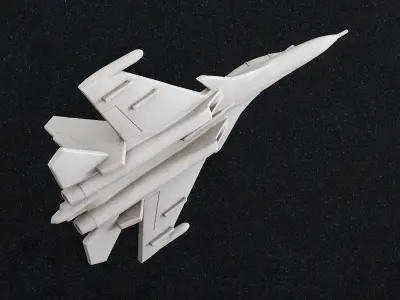 Fighter aircraft 3D print model