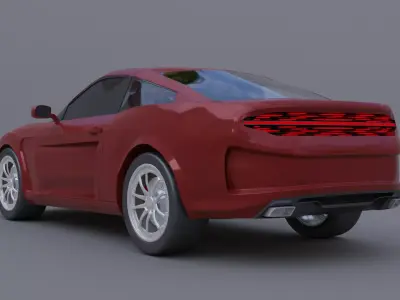 Generic Muscle car mark 2b 3D model