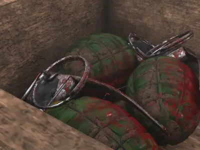 Grenade 3D model 11