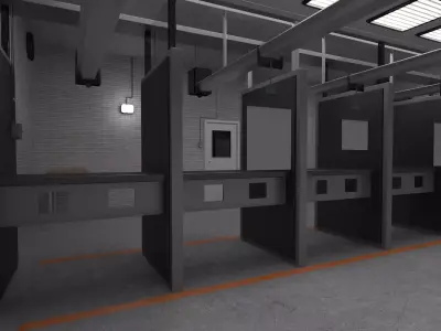 Shooting Range 3D model